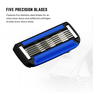 LILIPRO G1 ZInc Alloy Metal Creative 5 SS Blade Men Mini Razor Hairscaped Balls <span class=keywords><strong>Rasoir</strong></span> avec Natural Super-wide Aloe - Product Image 3
