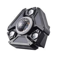 Barra de Luces LED de Tres Brazos QSE Lighting, Colorida, para Pista de Baile, KTV, Iluminación de Escenario con Efecto Giratorio, DMX512/Activación por Sonido