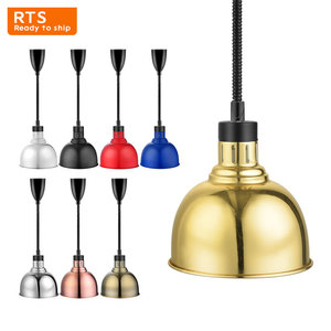 Bw19 thép không gỉ thực phẩm ấm áp ánh sáng mặt dây chuyền kính thiên văn ánh sáng mặt dây chuyền hồng ngoại đèn treo thực phẩm sưởi ấm ánh sáng Trần - Product Image 1