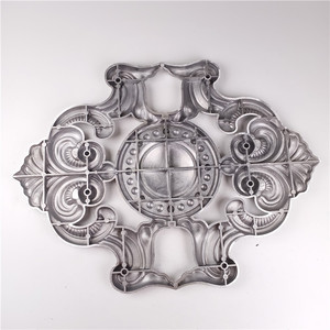 Nhôm trang trí hàng rào và cổng đúc với 3D mô hình hàng rào Phụ kiện bao gồm Bài Mũ và phần cứng - Product Image 4