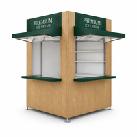 Kiosque de conteneur maritime métallique de haute qualité, bar à café préfabriqué extérieur, étanche et écologique pour espace commercial