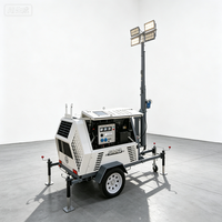 Tour d'éclairage mobile XCMG SZMT9-1600/4L, mât de 9 m, 160 000 lumens LED 4x400W, générateur diesel IP67, réservoir de carburant de 100 L