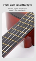 39-Inch Custom 6-String Travel Guitar Professional Durable Available Various Colors for Beginner Classical Music Instrument