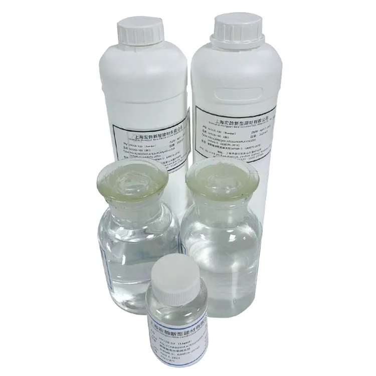 Slump giữ lại nước giảm đại lý bê tông phụ gia PCE lỏng polycarboxylate superplasticizer