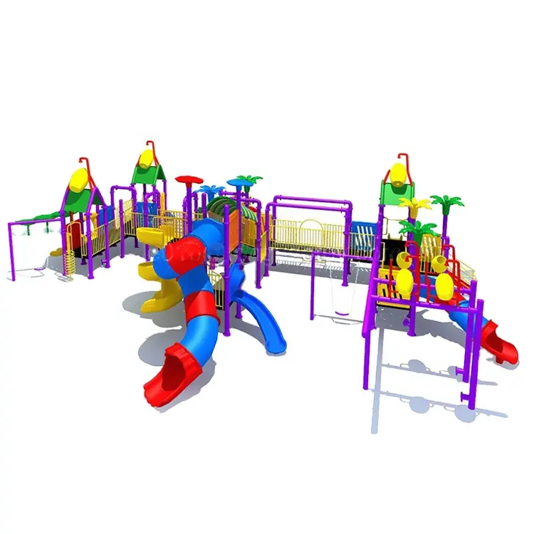 water park playground swimming pool slide water slide fiberglass aqua park equipment