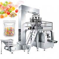 Machine d'emballage automatique de sachets à fermeture éclair pour graines, biscuits, bonbons, noix, remplissage de sachets préformés Doypack