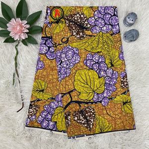 قماش شمع مطبوع بريق مزدوج نيجيريا الأكثر مبيعًا نسيج شمع بوليستر عالي الجودة مخصص لامع للغاية - Product Image 4