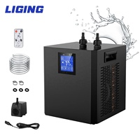 Refroidisseur d'eau 1/3hp télécommande 220/110v 50Hz refroidisseur d'eau équipement de refroidissement baignoire plongeante froide avec refroidisseur bain de glace à vendre