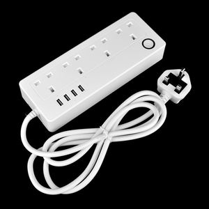 Multiprise intelligente Wi-Fi avec contrôle à distance via l'application Tuya Smart Life, prise USB, prise UK, {Manufacturer} - Product Image 5