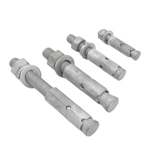 Kit de construction industrielle de haute qualité, ancrage <span class=keywords><strong>poteau</strong></span>/mur, écrou à manchon à tête hexagonale 3/8*70, galvanisé, revêtement TiCN, Fuao - Product Image 3