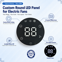 Panel de Purificador de Aire con Pantalla LED de 7 Segmentos Personalizada Profesional, Módulo de Dígitos Dobles para Sistemas de Control de Ventiladores Inteligentes