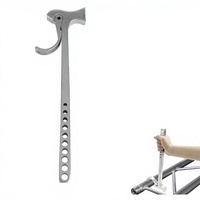 Structure d'éclairage en acier durable de l'usine TFR de Shenzhen, présentoirs personnalisés portables sans soudure, joint à tige de scène 290x290mm