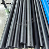 Tube en fibre de carbone à filament tressé de 8 pouces, qualité aérospatiale, léger, haute rigidité, pour structure d'avion UAV