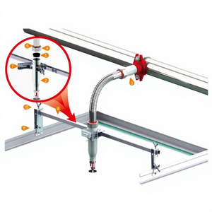 Manguera Flexible para Rociadores contra Incendios FM UL, Tuberí<span class=keywords><strong>a</strong></span> Metálica Corrugada Trenzada de Acero Inoxidable para Sistema de Rociadores Automáticos - Product Image 2