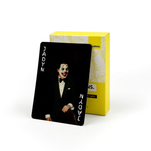 Cartes à jouer personnalisées, cadeau promotionnel <span class=keywords><strong>immobilier</strong></span>, cadeau d'entreprise, jeu de cartes de poker de marque, boîte personnalisée, fabricant OEM, usine - Product Image 3