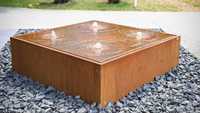 Table d'eau de jardin en acier, corselen, art de cour, fontaine d'extérieur