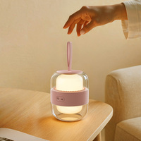 Lampe de table LED moderne rechargeable DC pour enfants, lumière RGB, intensité réglable, lampe de bureau portable avec charge Type-C