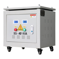 Transformateur de puissance toroïdal sec triphasé série SG industriel 40 kVA 220 V 380 V élévateur/abaisseur à bobine de retour