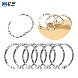 Metal Loose Leaf <b>Rings</b> Stainless Steel Binder <b>Rings</b> for Notebook Binding - Product Image 2