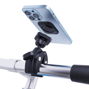 Support de téléphone de vélo à dégagement mécanique rapide support d'appui-tête de voiture support de guidon de moto pour téléphones <span class=keywords><strong>poussette</strong></span> de tapis roulant - Product Image 1