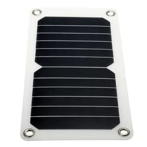 新款防水宠物太阳能便携式迷你小型太阳能电池板手机USB充电器6.5W 6V 6w太阳能电池板YK904