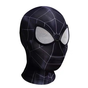 Maschere di copertura del viso di natale di vendita calda <span class=keywords><strong>maschera</strong></span> di Halloween con conchiglia di Spider-man Cosplay Party - Product Image 2