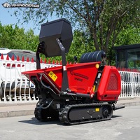 Ketten-Dumper Schubkarre 0,86 Tonnen Rhinoceros XN800 Mini-Dumper Fabrikpreis Kubota Motor EPA Euro V Landwirtschaft Garten 800kg Lader