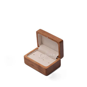 Shero, venta al por mayor, caja magnética de joyería, cajas de anillos de joyería de madera, embalaje de exhibición, caja de anillo de exhibición personalizada - Product Image 5
