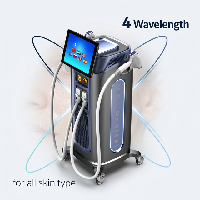 4wave Diode Laser Stack Laser bar 808nm 755nm1064nm Hair Removal Physical Therapy Laser