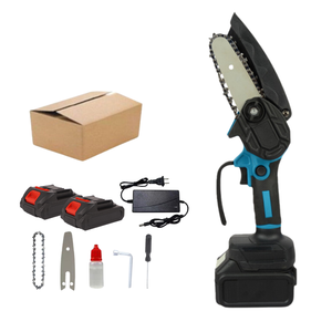 <span class=keywords><strong>Mini</strong></span>-tronçonneuse <span class=keywords><strong>sans</strong></span> <span class=keywords><strong>fil</strong></span> portative 21V au lithium de 4 pouces, 13000 tr/min, pour bricolage, usage domestique et extérieur sur le bois - Product Image 1