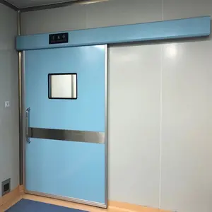 ประตูบานเลื่อนทางการแพทย์สำหรับโรงพยาบาลประตูโรงพยาบาลแบบอัตโนมัติตามข้อกำหนดของประตูโรงพยาบาล
