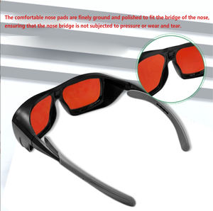 <span class=keywords><strong>Gafas</strong></span> láser certificadas OD6 + 200-460nm <span class=keywords><strong>Gafas</strong></span> DE SEGURIDAD láser UV <span class=keywords><strong>Gafas</strong></span> protectoras ergonómicas para marcado láser EN 207 Plástico - Product Image 5