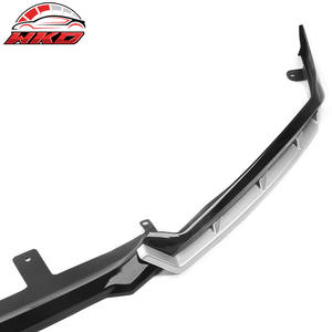 ลิ้นกันชนหน้าสำหรับ Honda Accord 2021-2022 รุ่น IKON สีดำเงา/เงิน วัสดุ PP สปอยเลอร์ 5 ชิ้น พร้อมดิฟฟิวเซอร์และแผ่นกันกระแทก - Product Image 5