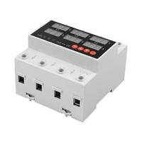Régulateur de tension automatique triphasé CA à protection contre la perte de phase et les surtensions/sous-tensions LBX6 63A 4 KVA 380V pour contrôle moteur avec limitation réglable