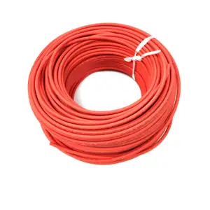 TUV PV1-F DC red black single dual cable cable solar wire 4mm2 pv solar cable energy solar