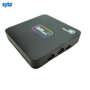 SYTA <span class=keywords><strong>OM</strong></span> Plus Android <span class=keywords><strong>Tv</strong></span> Box AOSP Sistema IR Remoto Android 14 S905l3 Dual Wifi6 BT 5,0 Set Top Box - Product Image 5