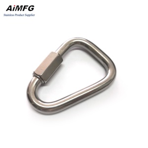 Fournitures de quincaillerie, anneau de montage <span class=keywords><strong>rapide</strong></span> triangulaire, mousqueton, crochet de chaîne, mousqueton en acier inoxydable, lien <span class=keywords><strong>rapide</strong></span> delta - Product Image 3