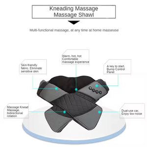 TAHATH เครื่องนวดไหล่แบบข้ามพรมแดน เครื่องนวดไฟฟ้าแบบผ้าคลุมไหล่ การเคลื่อนไหวการนวดแบบ 3 มิติ การบำบัดด้วยความร้อน อินฟราเรด - Product Image 3