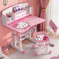 Ensemble de chaise et de bureau d'apprentissage ergonomique moderne pour enfants, meubles chinois, avec hauteur réglable pour la chambre à coucher et le salon