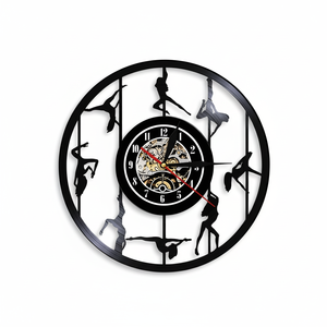 Reloj de Pared Personalizado con Diseño de Disco de Vinilo, Decoración Artística para Amantes <span class=keywords><strong>del</strong></span> Cine, Regalo Creativo para Amantes de la Música - Product Image 1