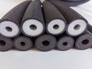 Fabrication JH HVAC PE gaufré interne moletage 1/2 "+ 3/4" tuyau <span class=keywords><strong>de</strong></span> cuivre isolé avec isolation en PE noir pour la climatisation - Product Image 5