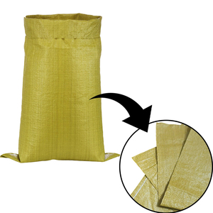 Chi phí thấp cường độ cao Màu Vàng Pp dệt Túi 50kg 100kg cho gạo ngô hạt Nhà máy cung cấp - Product Image 2