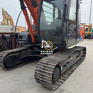 Excavatrice sur chenilles d'occasion Hitachi ZX120 2016-2021 12 tonnes Moteur orange Pompe Moteur Équipement de construction - Product Image 4