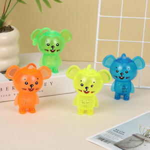 ของเล่นบีบมือรูปหนูมีไฟ ยี่ห้อจินคาน คิวท์ ขายส่ง พร้อมสายรัดหนังและลูกบอลระบายอากาศ - Product Image 4