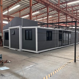 Maison préfabriquée professionnelle de 80 m², plan de maison préfabriquée de 50 m², maison modulaire à deux étages, unités préfabriquées chinoises bon marché - Product Image 1