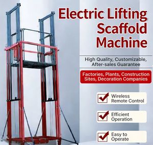 Plataforma Elevadora Eléctrica Móvil para Obras de Construcción Interiores y Exteriores - Mecanismo de Elevación con Control Remoto - Product Image 5