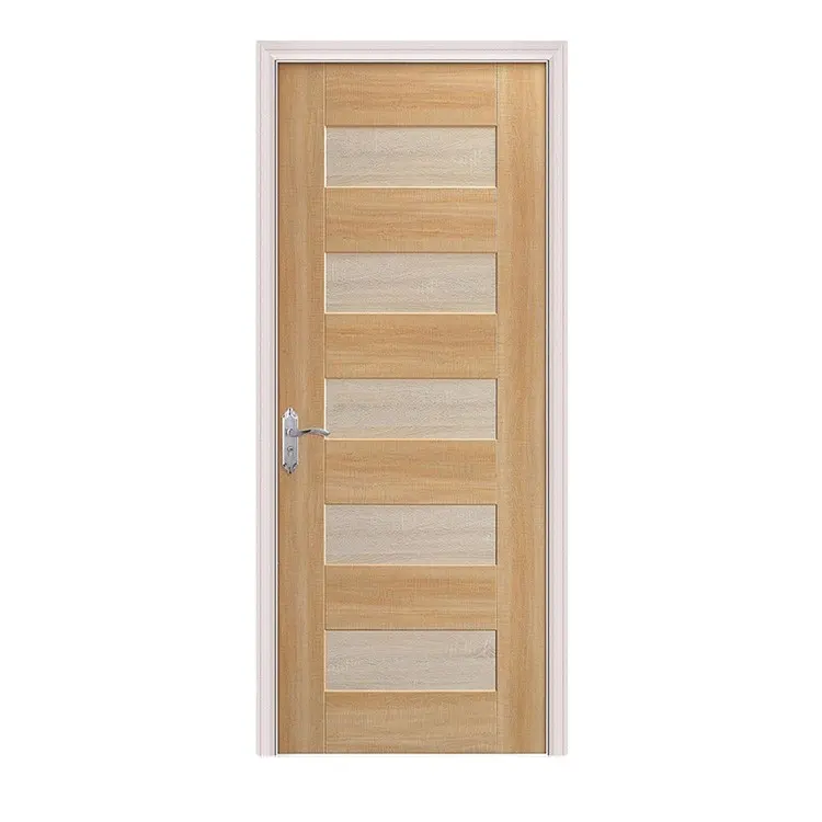 佛山エコロジカルプライ木製インテリアシンプル寝室ドアデザイン家庭用