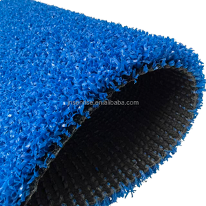 Gazon artificiel écologique, durable, haute densité et souple pour terrains de tennis et terrains de cricket, assurant la sécurité des joueurs - Product Image 4