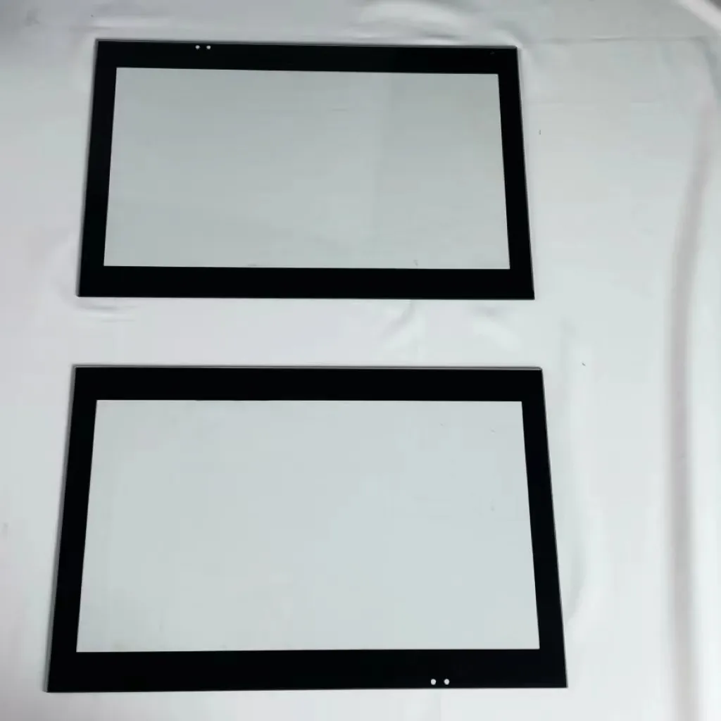 Clear Anti - scratch Anti - fingerprint HD Silk screen Printing glass for Display screen