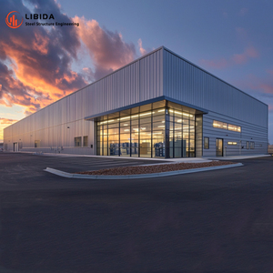 Hiện đại prefab thép cấu trúc xây dựng kim loại xây dựng đúc sẵn kho công nghiệp xây dựng - Product Image 1